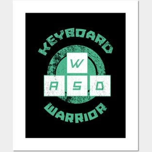 Keyboard Warrior (Green) Posters and Art